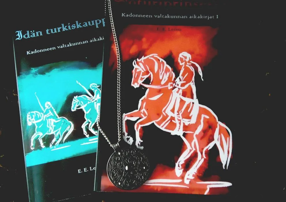 E. E. Leivon romaanit Soturiprinsessa ja Idän turkiskauppias. 